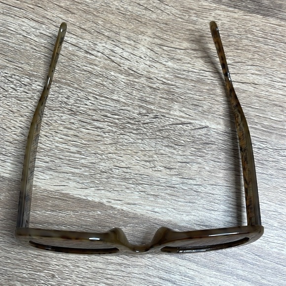 LC Lauren Conrad Bronxie Small Rectangle Sunglasses Tortoise Pattern Brown Lens - Picture 5 of 10